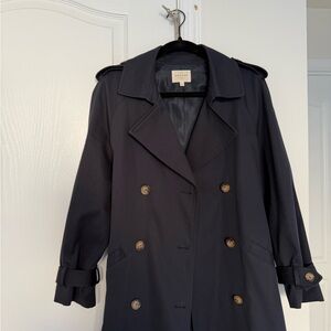 Sezane Scott Trench size 38 in navy
